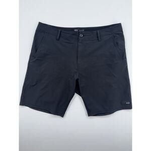 Oakley Performance 9”Golf Shorts Men's Size 38 Black Stretch Active Wear